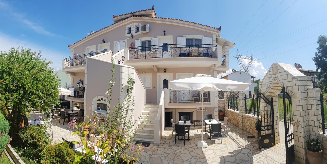 Villa Kormos Apart Hotel Kavos Ngoại thất bức ảnh